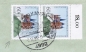 Bund 1250 als portoger. MeF mit 2x 60 Pf Limburg auf Auslands-Brief bis 20g von 1985-1989 in die UdSSR/AnkStpl., Marke mit Eck-Knick
