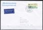 Bund ATM 1 - Marke zu 15 Pf in Gravur-Type als portoger. EF auf Luftpost-Blindensendung bis 20g von 1982-1984 nach Grobritannien, blau codiert, WI/tb