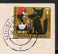 Bund 340 als portoger. EF mit 7 Pf Wohlfahrt 1960 / Rotk�ppchen auf Inlands-Drucksache-Postkarte von 1960-1962, Marke kleine M�ngel