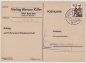 Bund 948 als (portoger.???) EF mit 10 Pf Tag der Briefmarke auf Zeitungsbestellung von 1977