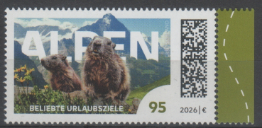 Bund 3971 - 95 Cent Alpen
