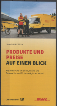Flyer mit den Postgeb�hren vom 1.7.2026