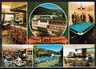 AK H�chst, Hotel Lust, um 1980
