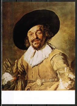 10 gleiche Ansichtskarten von Frans Hals (1580/84-1666) - 