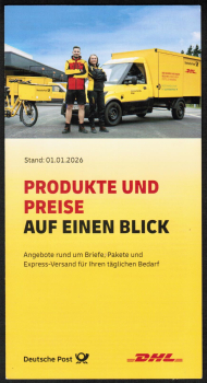 Flyer mit den Postgeb�hren vom 1.1.2026