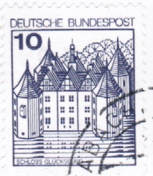 Michel-Nr. 913-920 = Dauerserie Burgen und Schlsser 10 Pf bis 200 Pf