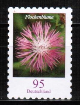 Bund 3483 / 95 Cent Blumen / Flockenblume als Skl.-Marke - siehe bei Blumen-Dauerserie !