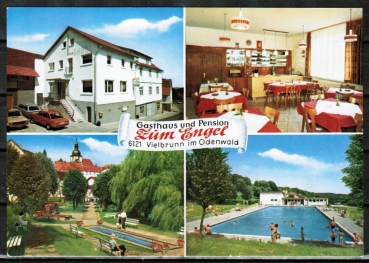 Ansichtskarte Michelstadt / Vielbrunn, Gasthaus und Pension 