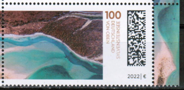 Zusendung mit 100 Cent Sylvensteinsee / See mit viel blau von 2022 im einfachen B6-Brief - ist nur in Ausnahme-Fllen mglich !