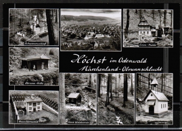 AK H�chst / Obrunnschlucht, um 1965