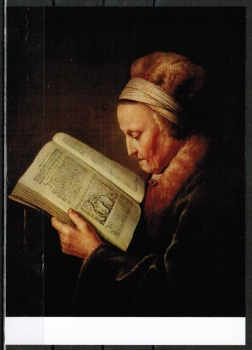 10 gleiche Ansichtskarten von Gerard Dou (1613-1675) - 