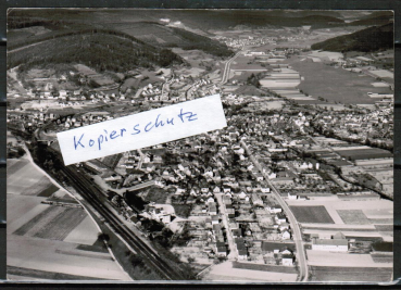 Ansichtskarte H�chst, Luftbild, gelaufen 1969