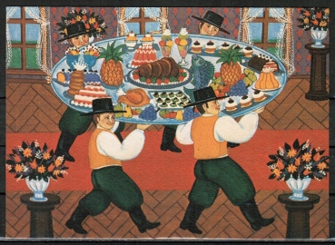 10 gleiche Ansichtskarten von Bloyken Haese - 