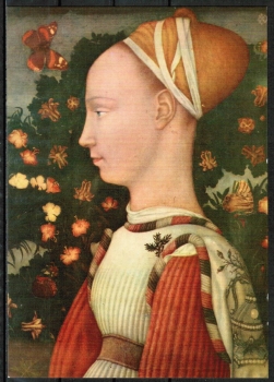 10 gleiche Ansichtskarten von Antonio Pisanello (1395-1455) - 