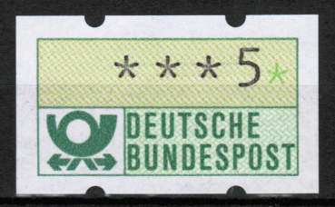Wiesbadener Fehldruck-Marke zu 5 Pf