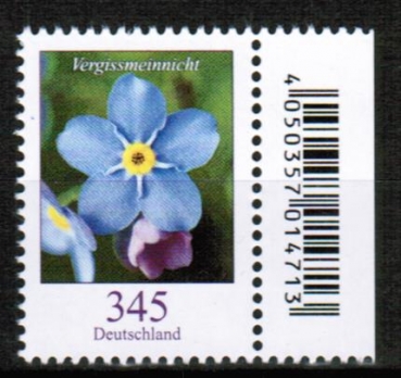 Bund 3324 - 345 Cent Blumen / Vergissmeinnicht - sehen Sie bei Dauerserie Blumen !