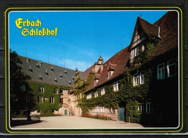 AK Erbach, Schlosshof, um 1985 / 1990