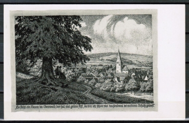 AK Michelstadt, K�nstlerkarte, um 1950