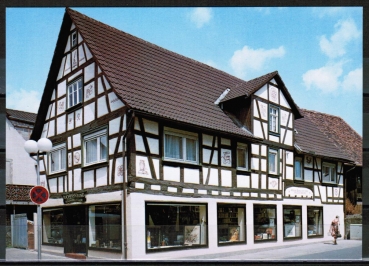 AK Michelstadt, Buchhandlung Schindelhauer, um 1980