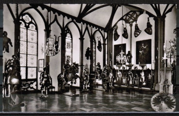 AK Erbach, Schloss - Rittersaal, um 1955