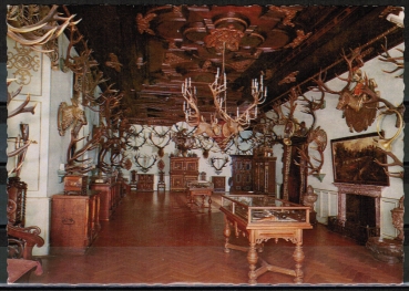 AK Erbach, Schloss - Hirschgalerie, um 1970