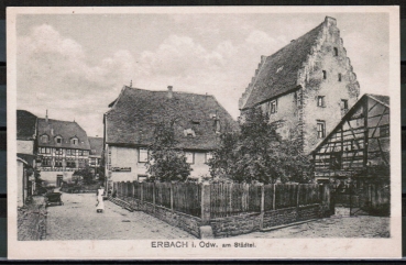 AK Erbach, am Stdtel, um 1920