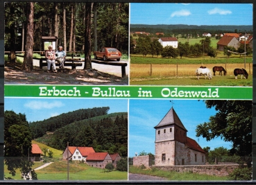AK Erbach / Bullau, gelaufen 1980
