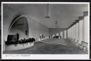 AK Bad K�nig, Wandelhalle, gelaufen 1959