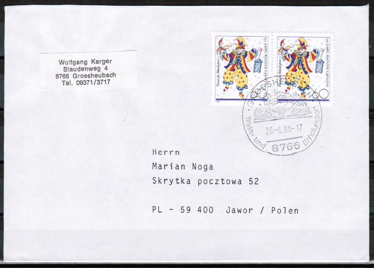 Wie Viel Kostet Ein Brief Nach Polen Briefe-Philatelie Bund / Berlin / DDR