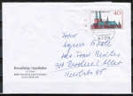 Bund 779 als portoger. EF mit 40 Pf Lbecker Dom auf Inlands-Brief bis 20g von 1973-1974 - im Ankauf gesucht !