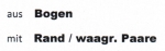 Marken aus Bogen / mit Rand / waagr. Paare
