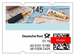 ATM-ähnliche Freimachungslabel der Deutschen Post AG
