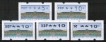 Bund ATM 2 - mit den 5 Varianten - von 1993 bis 1999 verausgabt