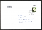 Bund 3472 als portoger. EF mit 155 Cent Blumen aus Rolle mit Scancode auf Inlands-Brief 14x20 cm von 2019-2021