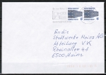 Bund 1340 als C/D-Paar mit 50 Pf SWK oben und unten geschnitten auf Inlands-Brief bis 20g von 1989-1997, codiert