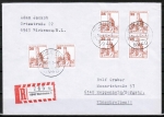 Bund 1139 als portoger. MeF mit 6x 35 Pf B+S - Serie aus Rolle auf Inlands-Einschreibe-Brief bis 20g vom Juni 1982, nur 2 Wochen - im Ankauf gesucht !