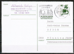 Bund 699 als Ganzsachen-Postkarte mit eingedr. Marke 40 Pf Unfallverhütung mit altem Adress-Vordruck, Antwortkarte als Inlands-Postkarte von 1974-1978