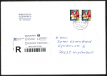 Bund 3082 als portoger. MeF mit 2x 180 Cent Blumen aus Bogen mit Rand auf Einwurf- oder �berg.-Einschreibe-Brief von 2014-2019 - im Ankauf gesucht !