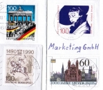 Alle nicht-aufgeführten normalen Sondermarken des Jahres 1990 sind als EF-Brief / Pk zu 1,- Euro pro Stück lieferbar !