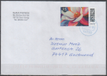 Bund 3949 Skl. (Mi. 3953) als portoger. EF mit 95 Cent Blumengru� / Bl�te als Selbstklebe-Marke auf Inlands-Brief bis 20g von 2026, codiert