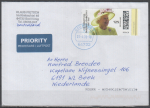 Bund 3963 als portoger. EF mit 125 Cent Queen Elizabeth auf Auslands-Brief bis 20g von 2026 in die Niederlande, codiert