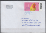Bund 3942 als portoger. EF mit 95 Cent gelber Vogel auf Inlands-Brief bis 20g von 2026, codiert
