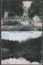 Repro-Foto einer Ansichtskarte vom Reichenberger Forsthaus bei Ober-Mossau, ca. 1915 / 1920