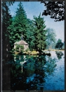 AK Michelstadt / Eulbach, Insel-Kapelle im Englischen Garten, um 1980
