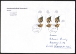 Bund 2265 als portoger. MeF mit 3x 51 Cent Windelschnecke auf C5-Inlands-Brief von 2002