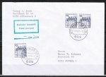 Bund 913 als portoger. MiF mit 3x 10 Pf B+S - Serie aus Bogen + 30 Pf Barfreimachung mit Taxe Percue-Stempel auf Inlands-Brief bis 20g von 1981