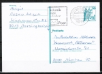 Bund B+S Ganzsachen-Postkarte mit eingedruckter Marke 50 Pf Neuschwanstein in grn portogerecht als Inlands-Postkarte von 1979-1982