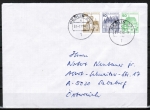 Bund 914+913+1038 o.g. als portoger. Zdr.-EF mit 30+10+50 Pf grne B+S als Zdr. oben geschnitten aus MH im Bdr. auf Auslands-Brief 1981 sterreich
