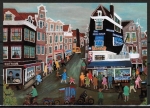 10 gleiche Ansichtskarten von Erna Emhardt - "Holländische Kleinstadt"