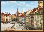 Ansichtskarte von Alt-München - "Marienplatz", Reprint ca. 1980